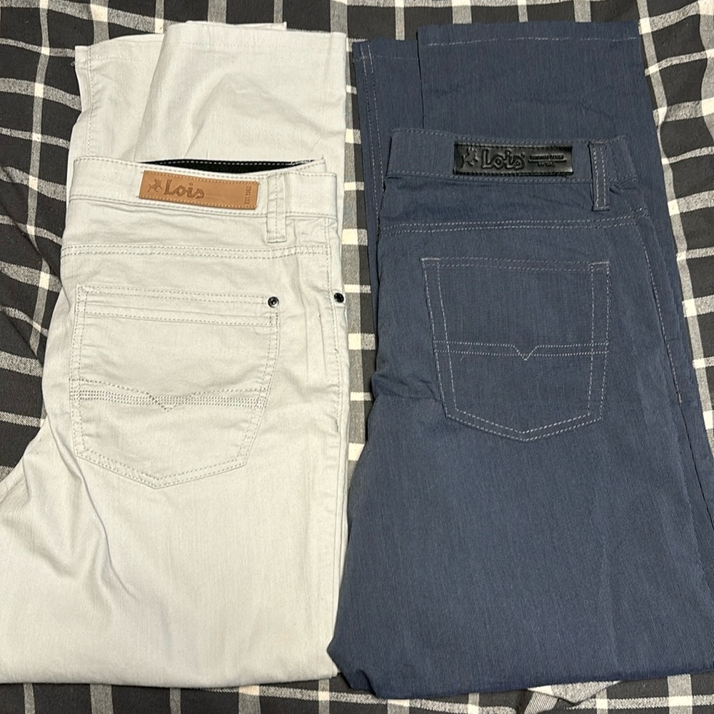 Lois hill extensible stretch dress pants 2 pack